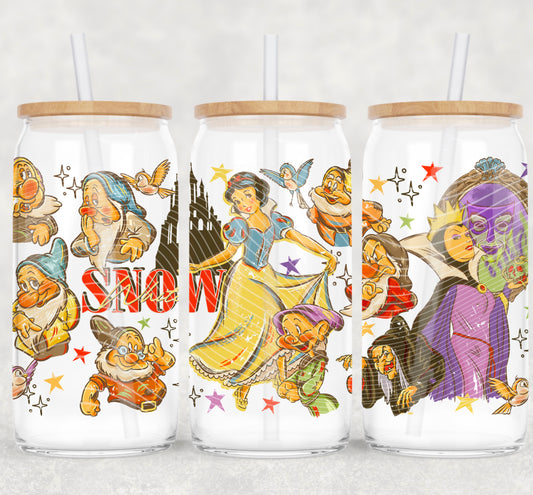Snow Princess 16oz UVDTF wrap