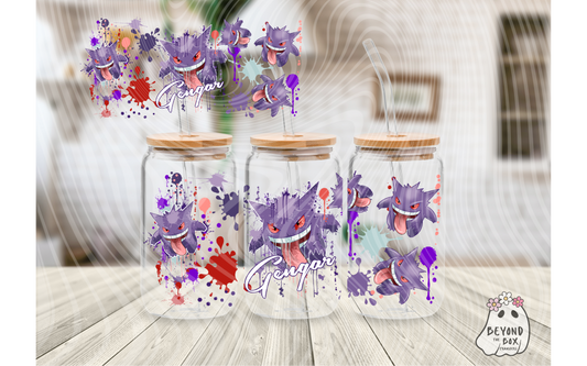 Paint Splatter 16oz UVDTF wrap