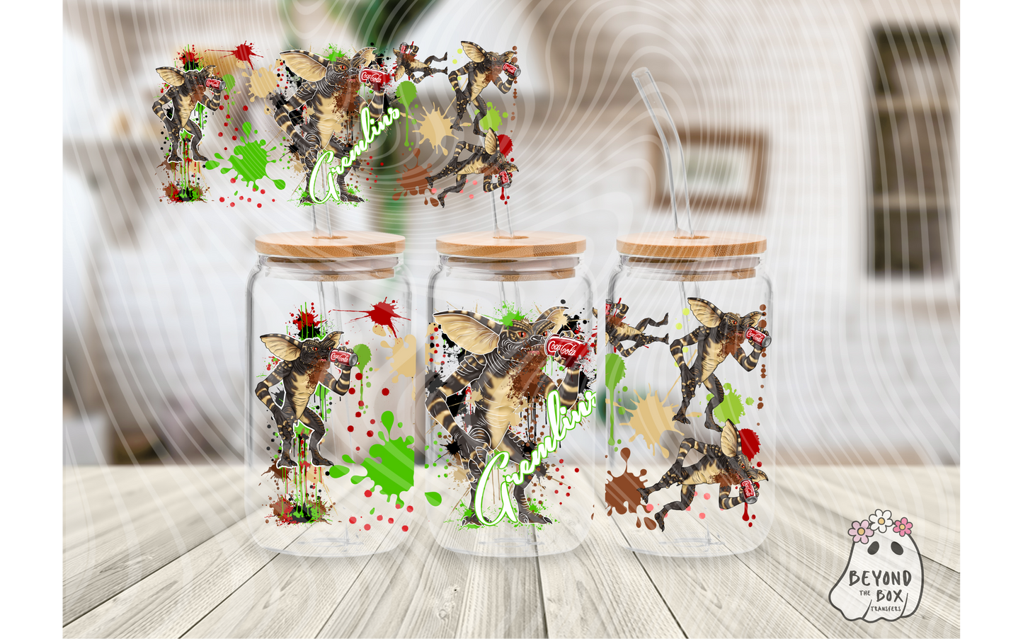 Paint Splatter 16oz UVDTF wrap