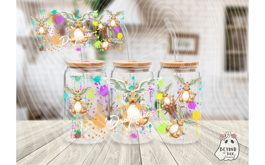 Paint Splatter 16oz UVDTF wrap