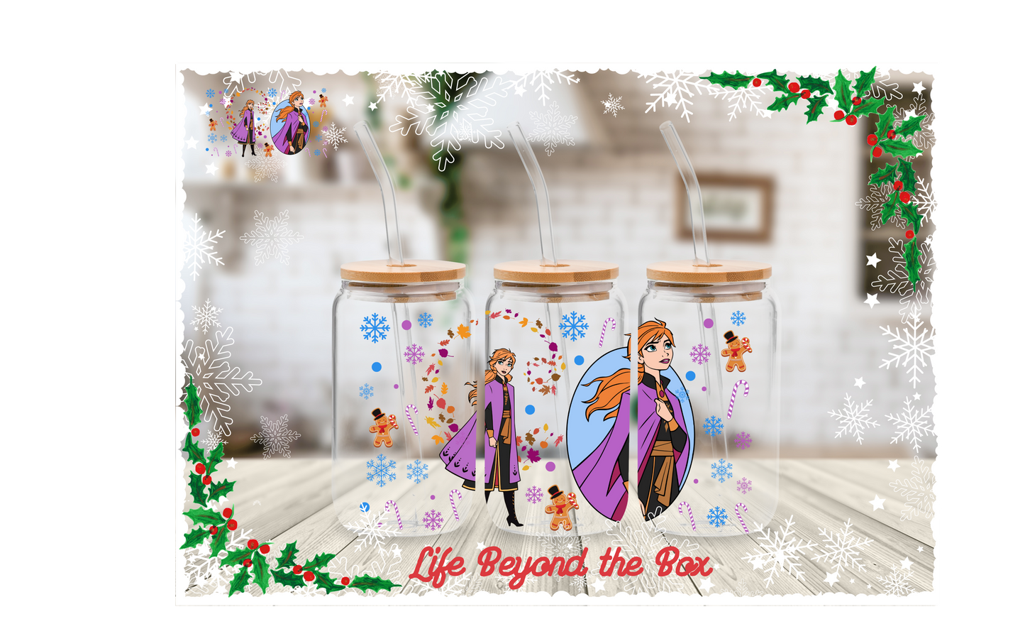Ice Princess  16oz UVDTF wrap