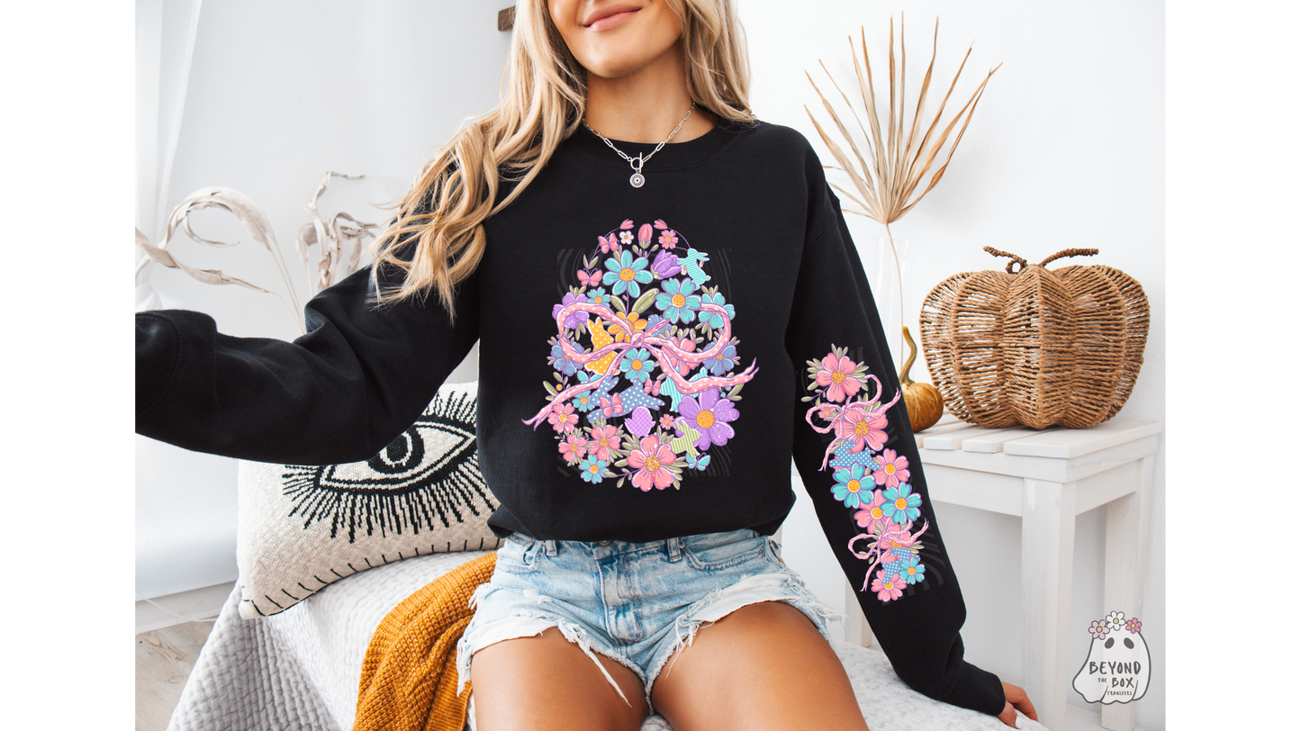 Floral Easter Ready to Press DTF Transfer