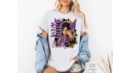 Purple Rain Ready to Press DTF Transfer