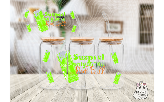 Green Wings Energy Drink 16oz UVDTF wrap