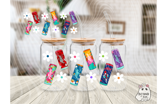 Energy Drink 16oz UVDTF wrap