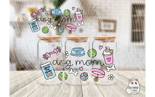 Dog Mom 16oz UVDTF wrap