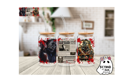 Horror News Paper 16oz UVDTF wrap