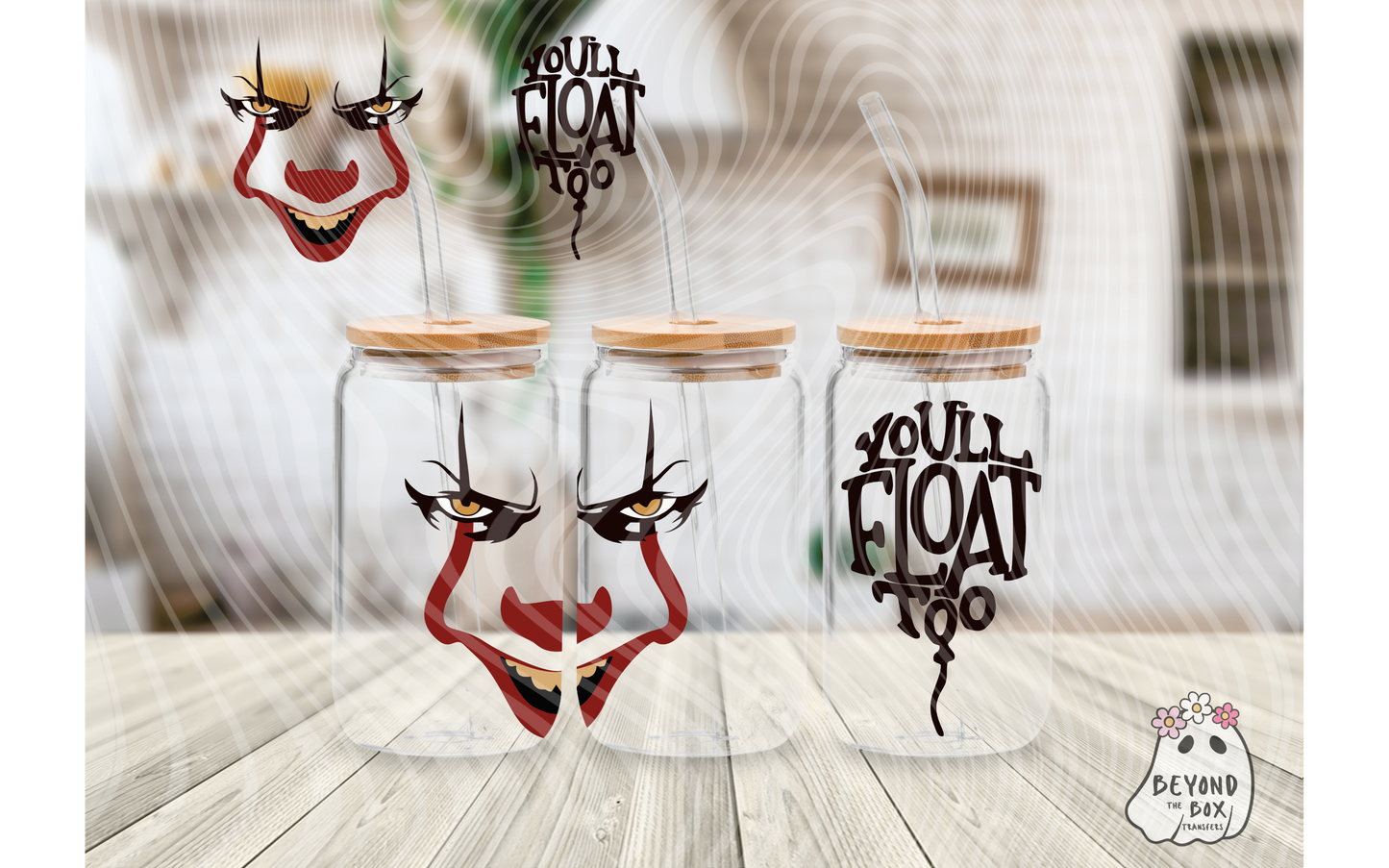 You'll Float Too 16oz UVDTF wrap