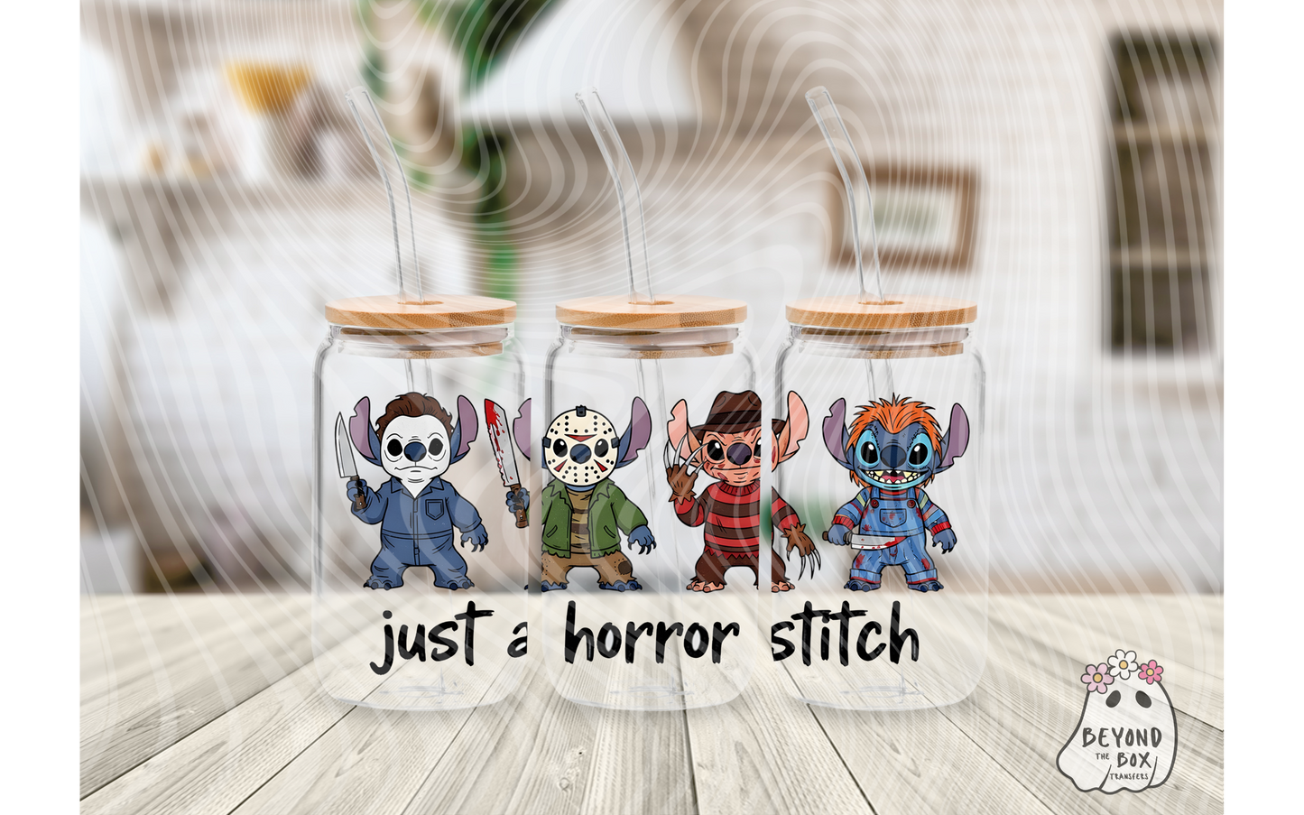 Horror Alien 16oz UVDTF wrap
