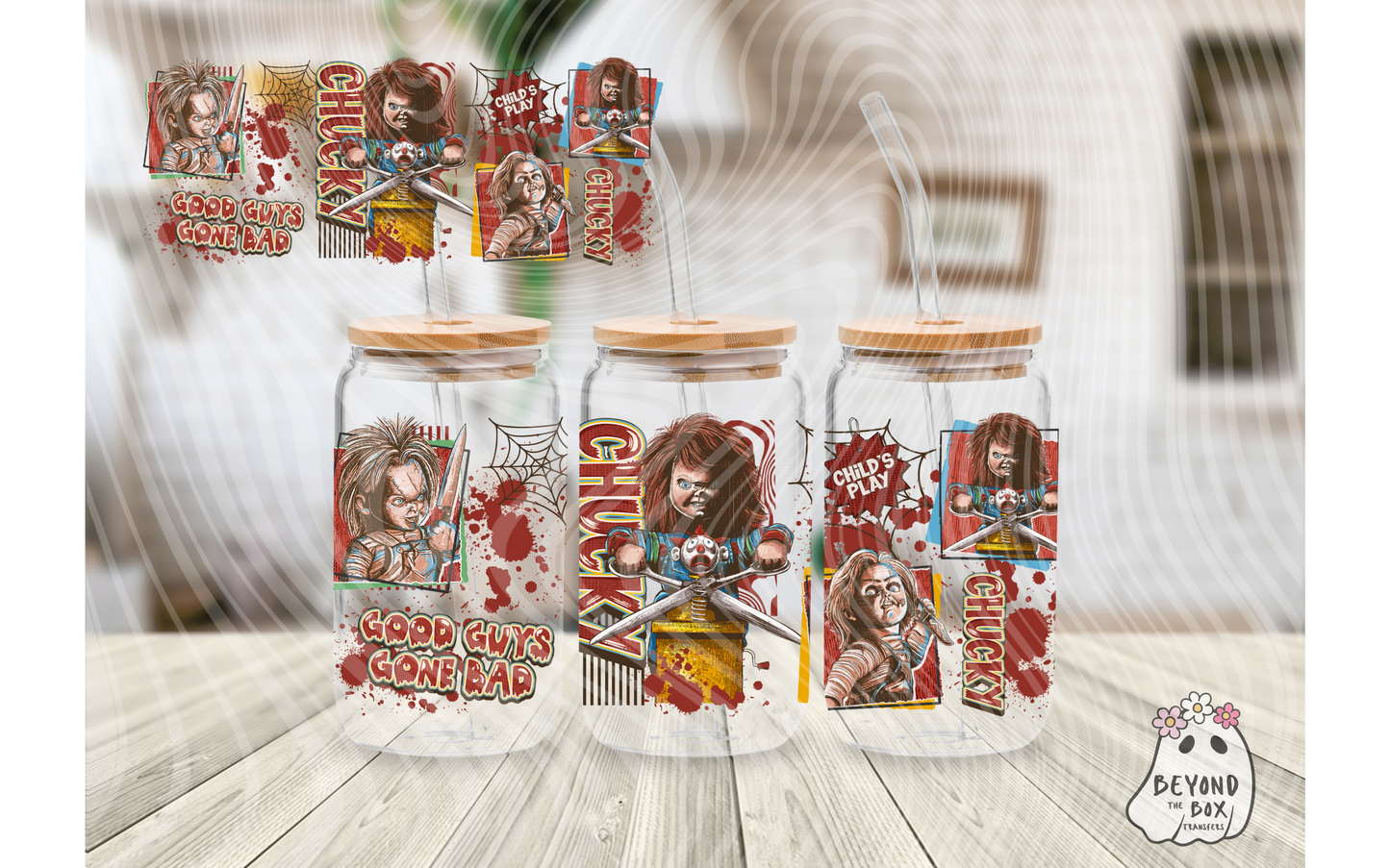 WANNA PLAY?  16oz UVDTF wrap