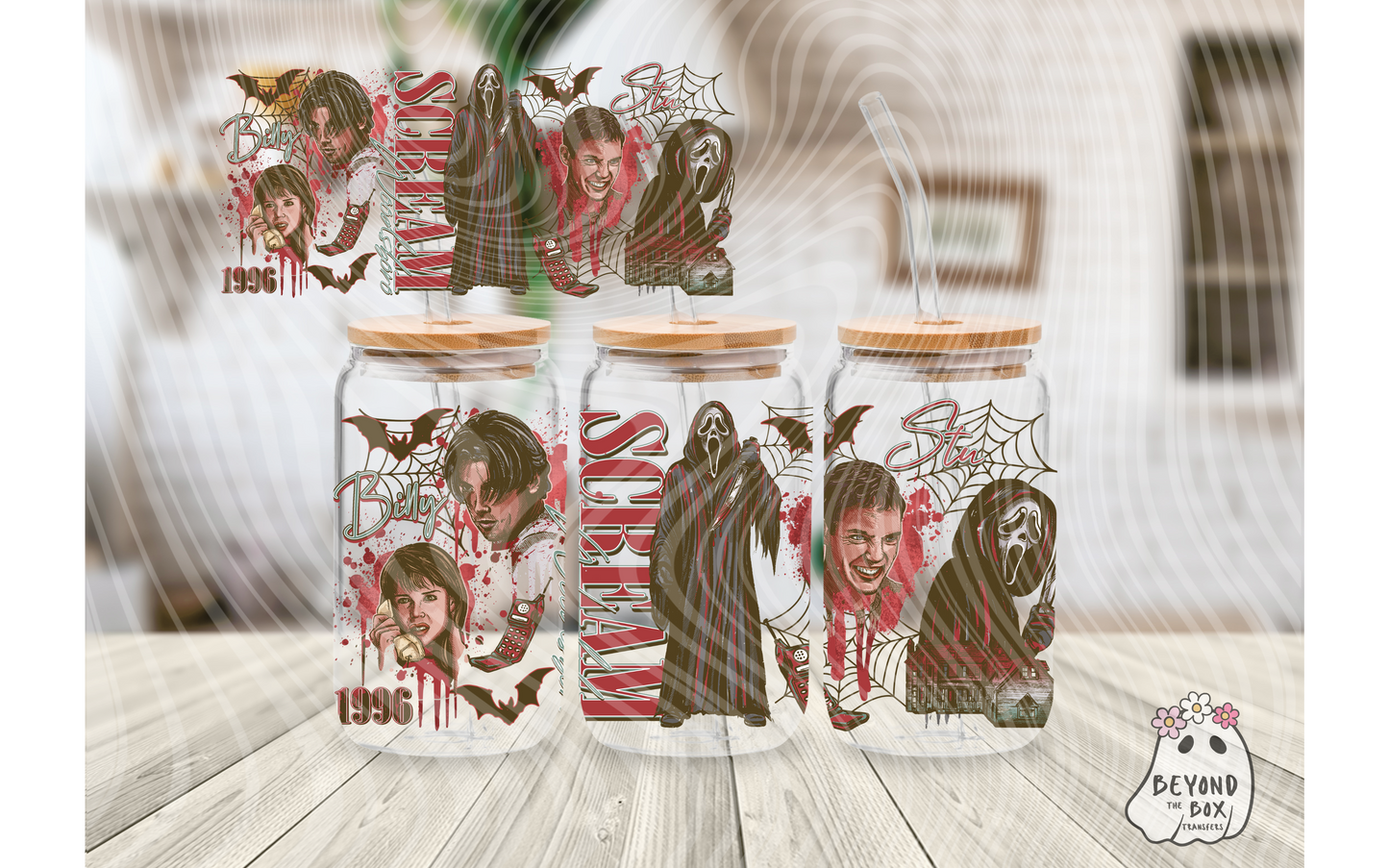 90's Horror 16oz UVDTF wrap