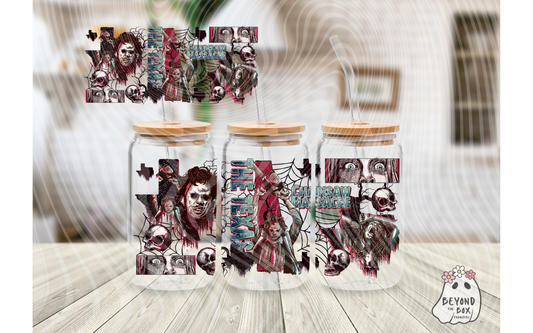 Texas Horror 16oz UVDTF wrap