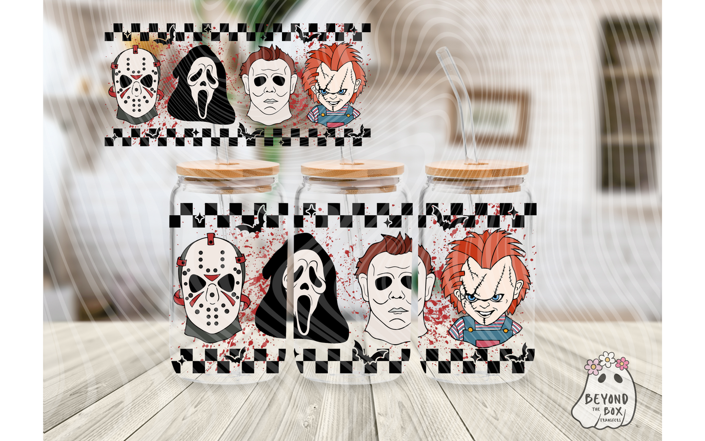 Horror 16oz UVDTF wrap