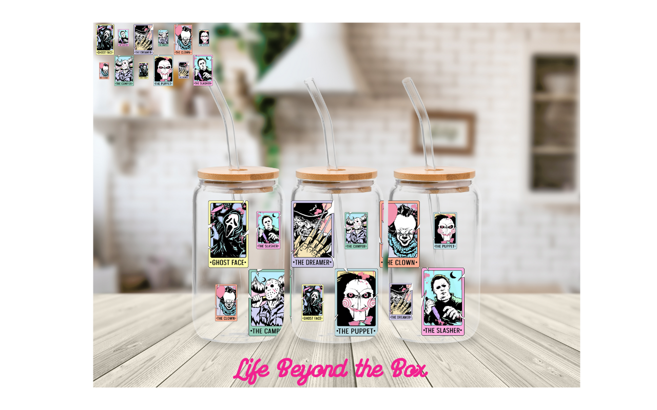 Exclusive Pastel Tarot card decal sheet 16oz UVDTF wrap