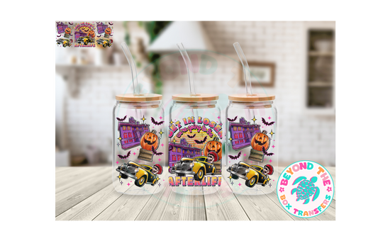 Get In Loser Halloween 16oz UVDTF wrap