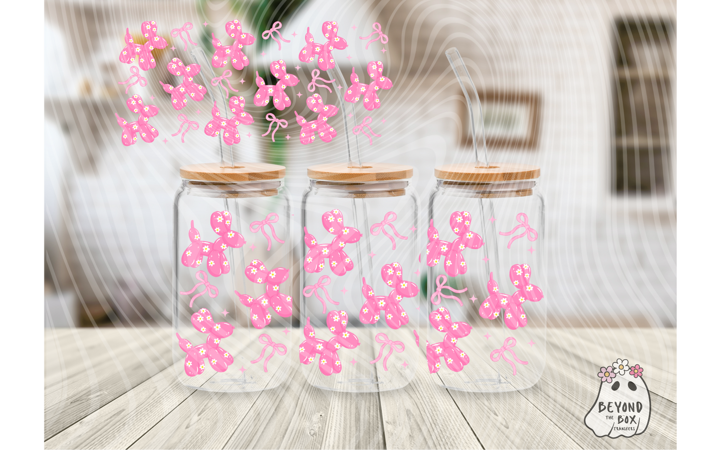 Pink Dog 6oz UVDTF Wrap