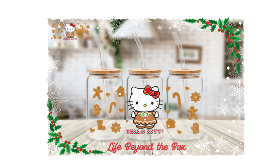 Christmas Cookie HK 16oz UVDTF wrap