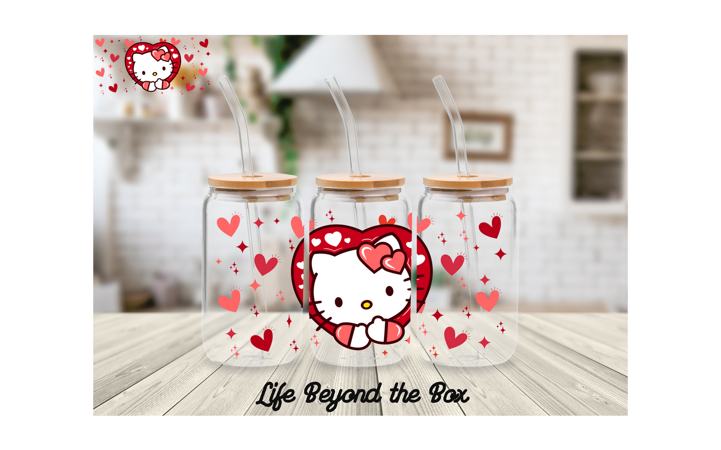 HK Heart 16oz UVDTF wrap