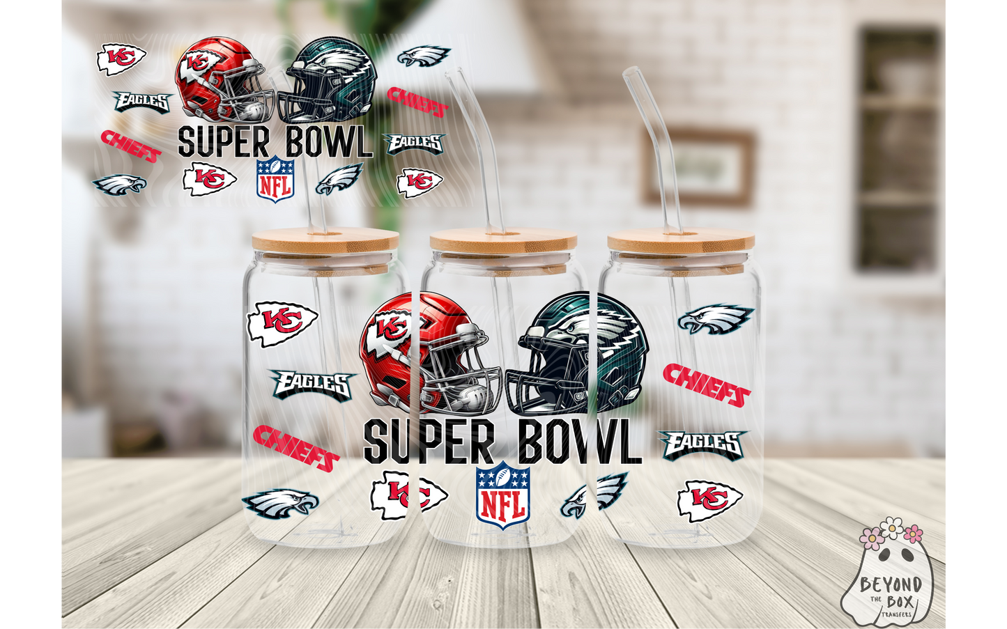 SB Football 16oz UVDTF Wrap
