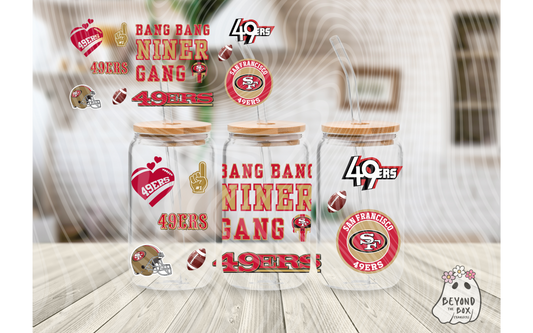 Football 16oz UVDTF wrap