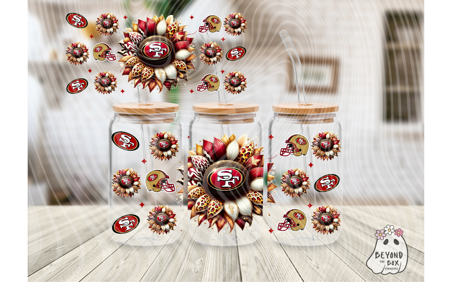 Football 16oz UVDTF wrap