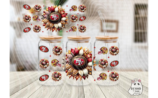 Football 16oz UVDTF wrap