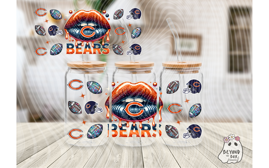 Football 16oz UVDTF wrap