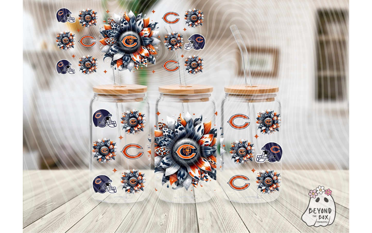 Football 16oz UVDTF wrap