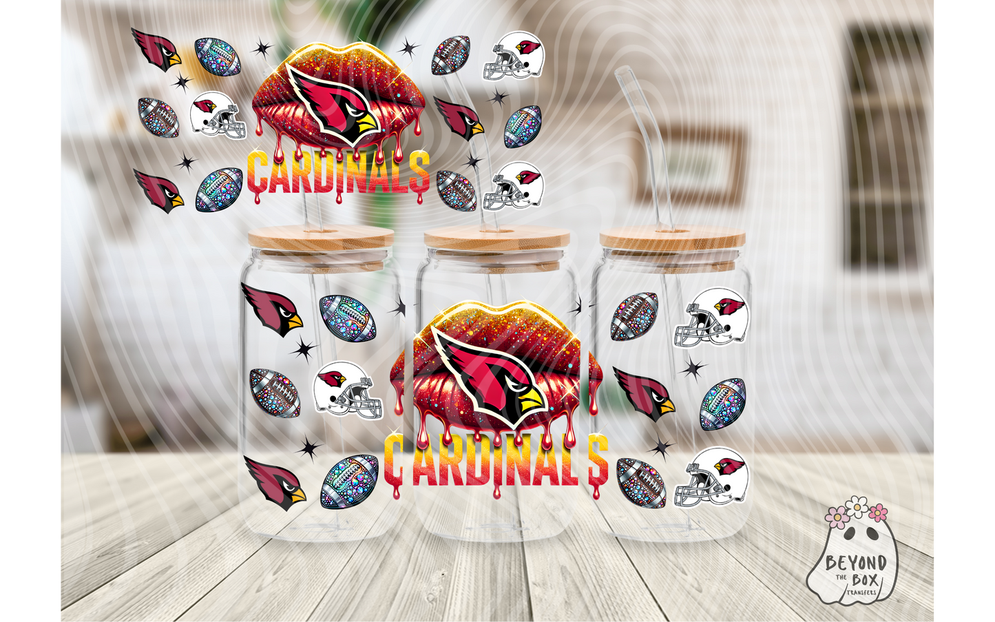 Football 16oz UVDTF wrap