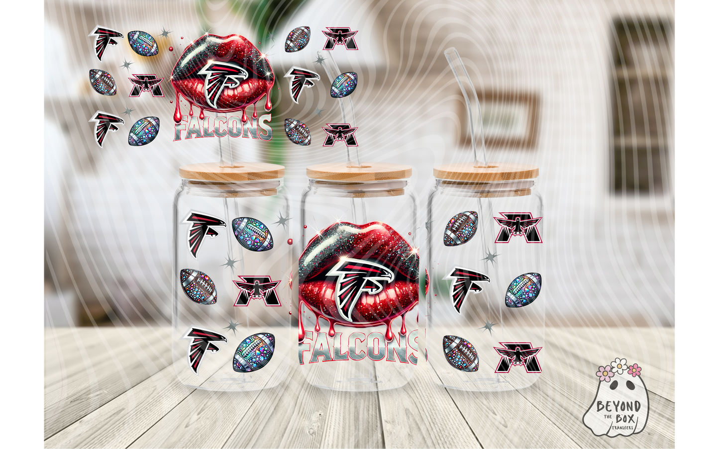 Football 16oz UVDTF wrap