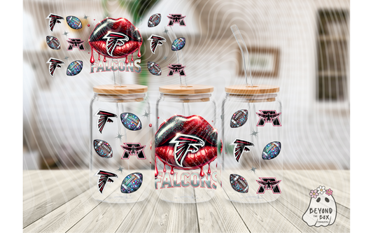 Football 16oz UVDTF wrap