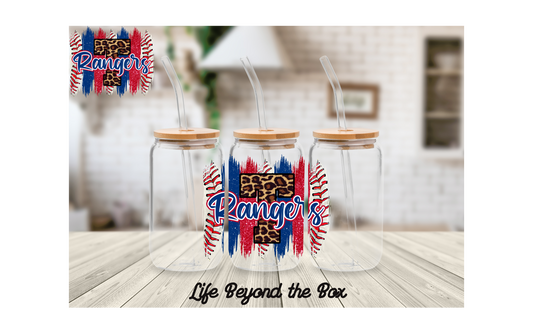 Rangers 16oz UVDTF wrap/Decal