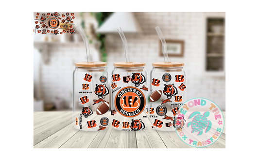 Football 16oz UVDTF wrap