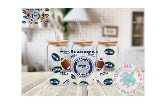 Football 16oz UVDTF wrap