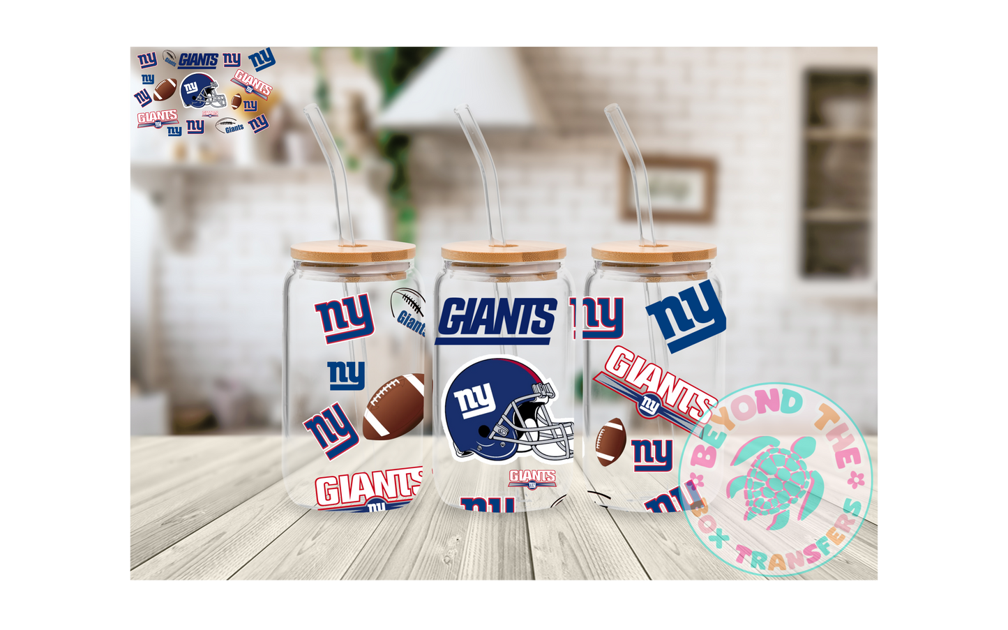 Football 16oz UVDTF wrap