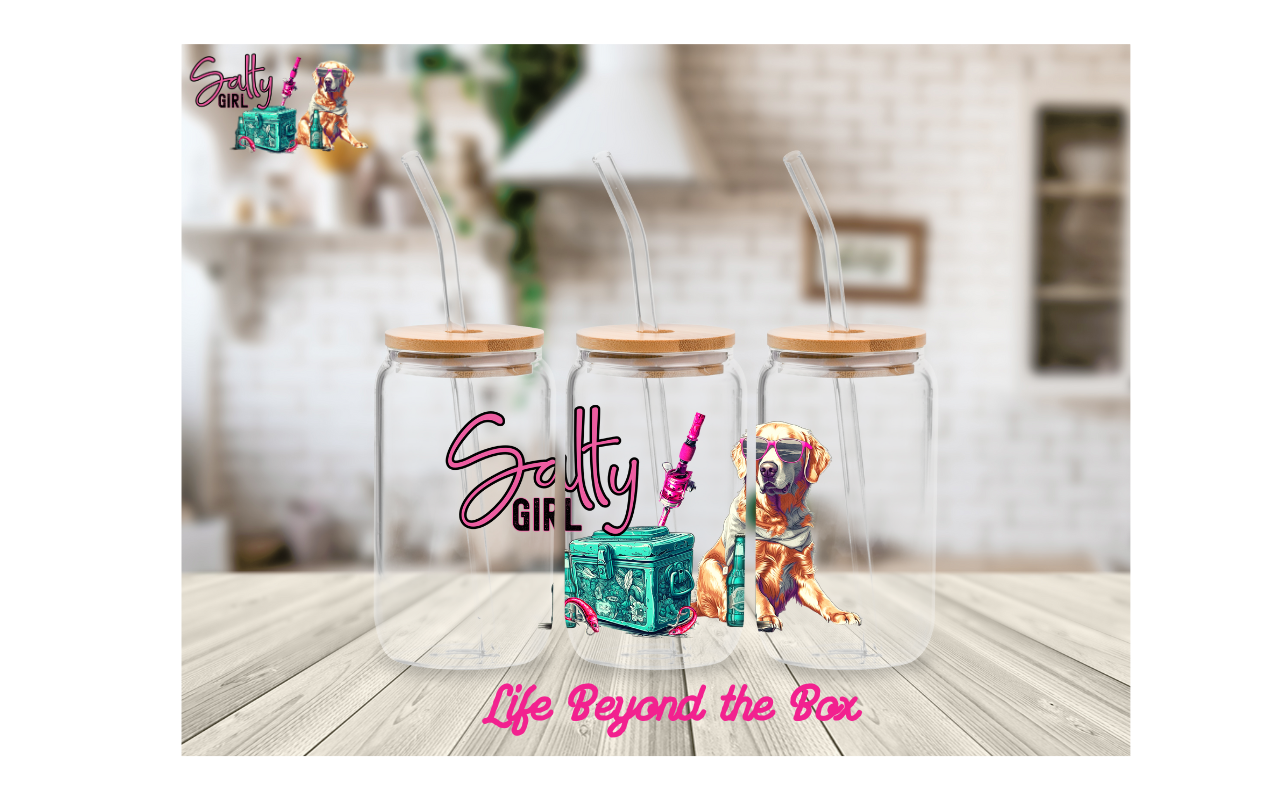 Salty Girl 16oz UVDTF Wrap