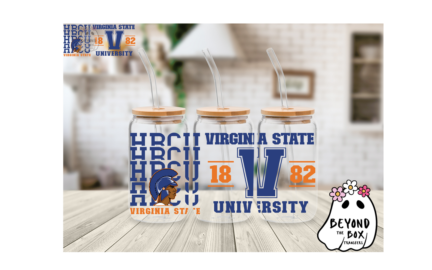 Virginia State 16oz UV DTF Wrap