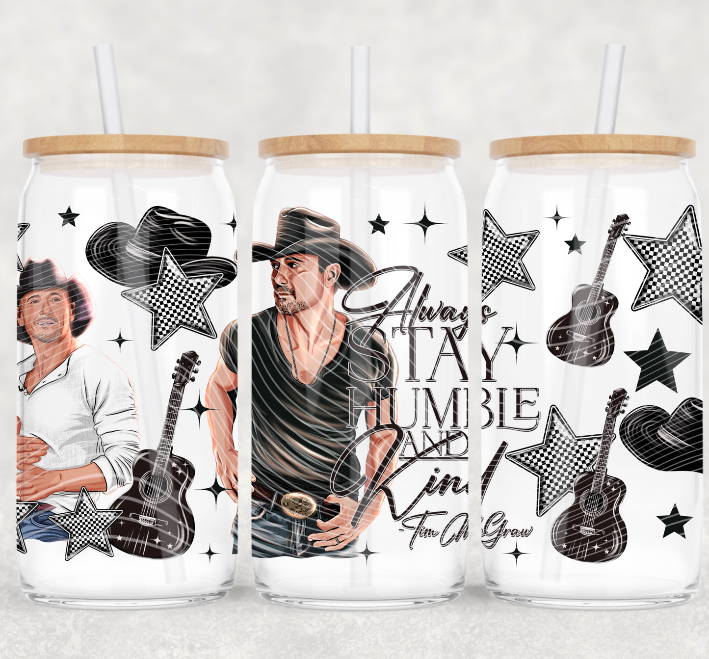 Stay Humble 16oz UVDTF wrap