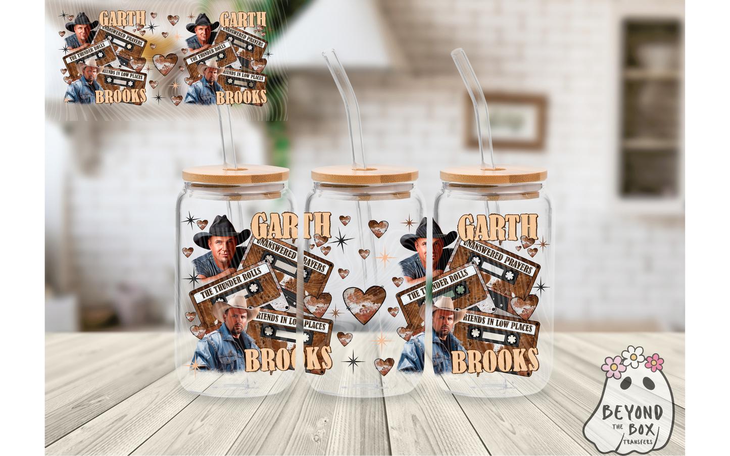 90's Country Music 16oz UVDTF wrap