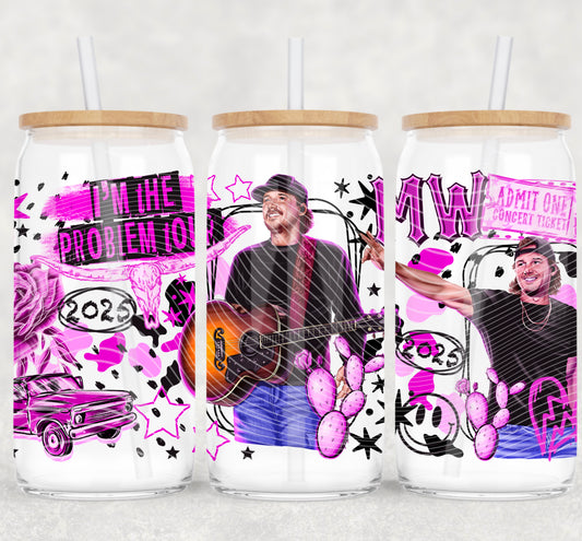 I'm the Problem Pink 16oz UVDTF wrap