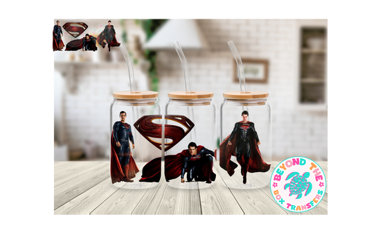 Man of Steel 16oz UVDTF wrap