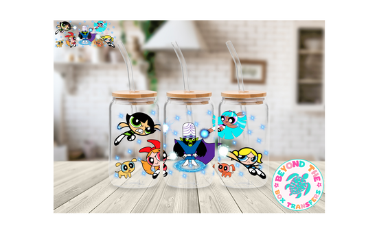 Puff Girls 16oz UVDTF wrap
