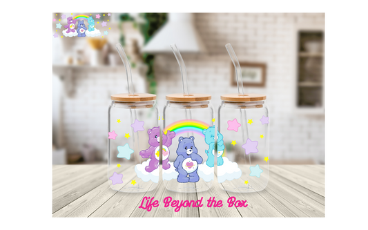Care Bears 16oz UVDTF wrap