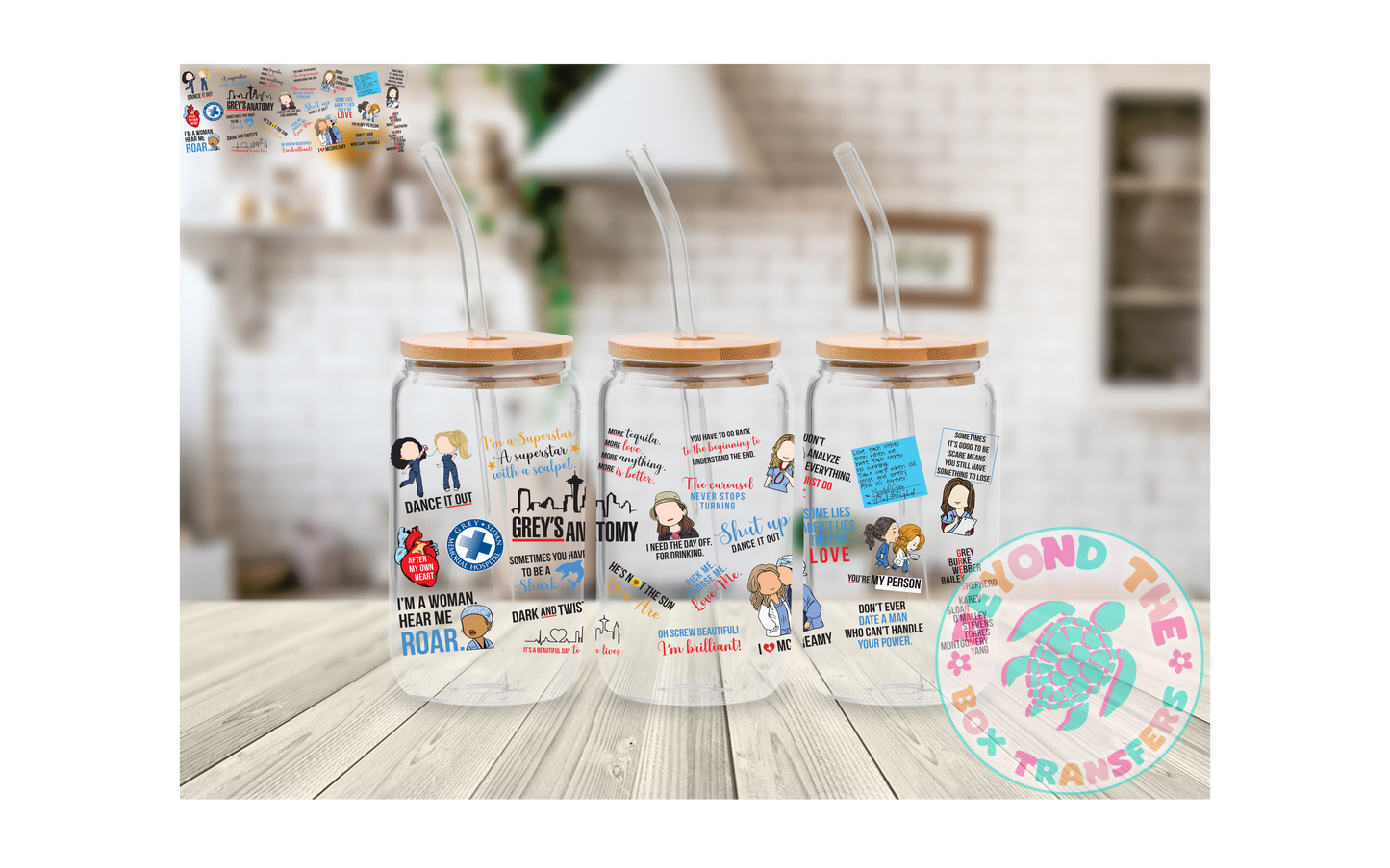 TV Drs. 16oz UVDTF wrap