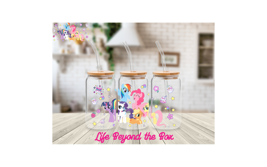 My Little Pony 16oz UVDTF wrap