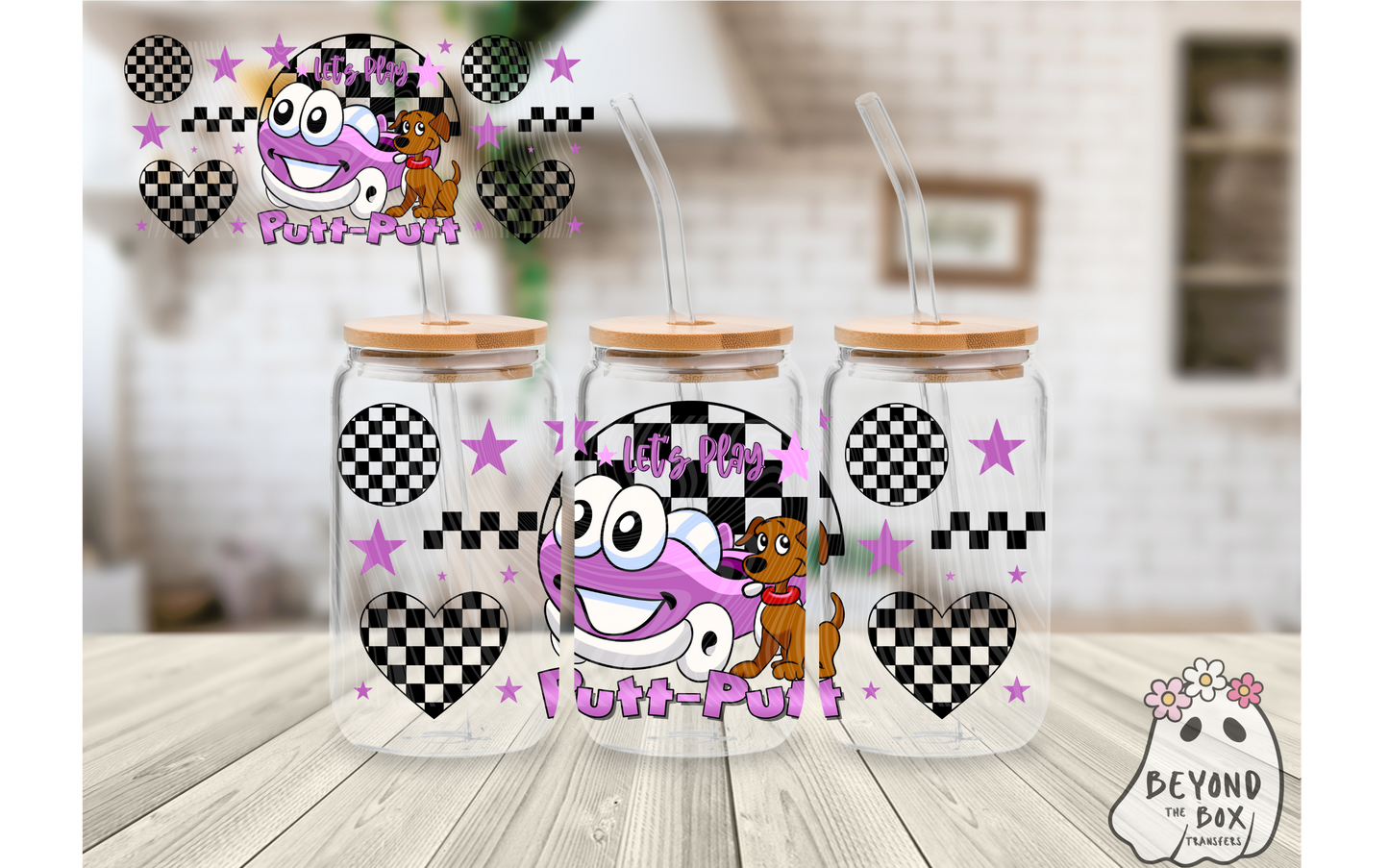 Putt-Putt 16oz UVDTF wrap