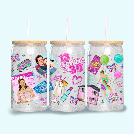 Thirty Flirty & Thriving 16oz UVDTF wrap