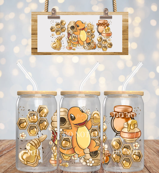 Gotta Catch Em all Charmander 16oz UVDTF Wrap