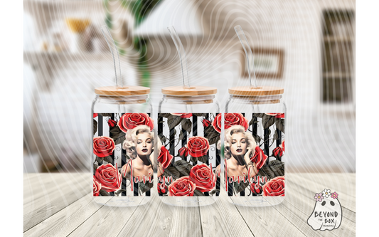 Marilyn 16oz UVDTF wrap