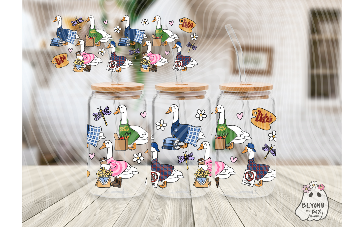 Stars Hollow 16oz UVDTF wrap